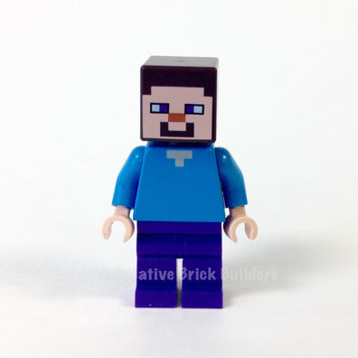 LEGO Minifigure-Steve-Minecraft-MIN009-Creative Brick Builders